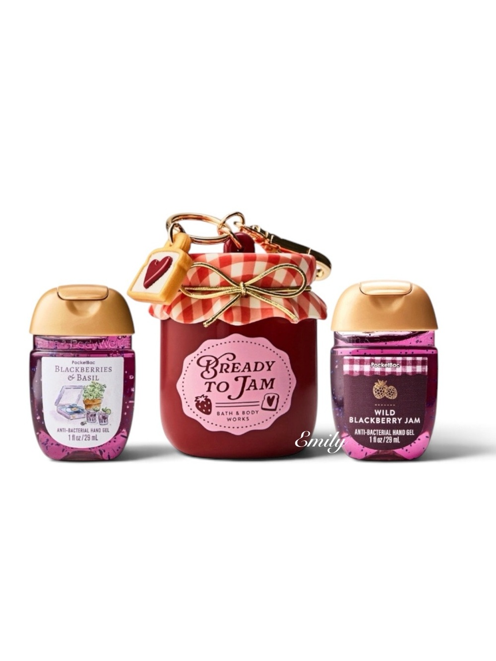 Bath & Body Works BREADY to Jam Jar PocketBac Holder Set